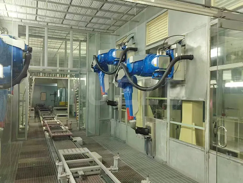 Přesná robotická stříkací kabina